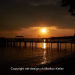 See   Ammersee   Sonne   Sonnenuntergang   