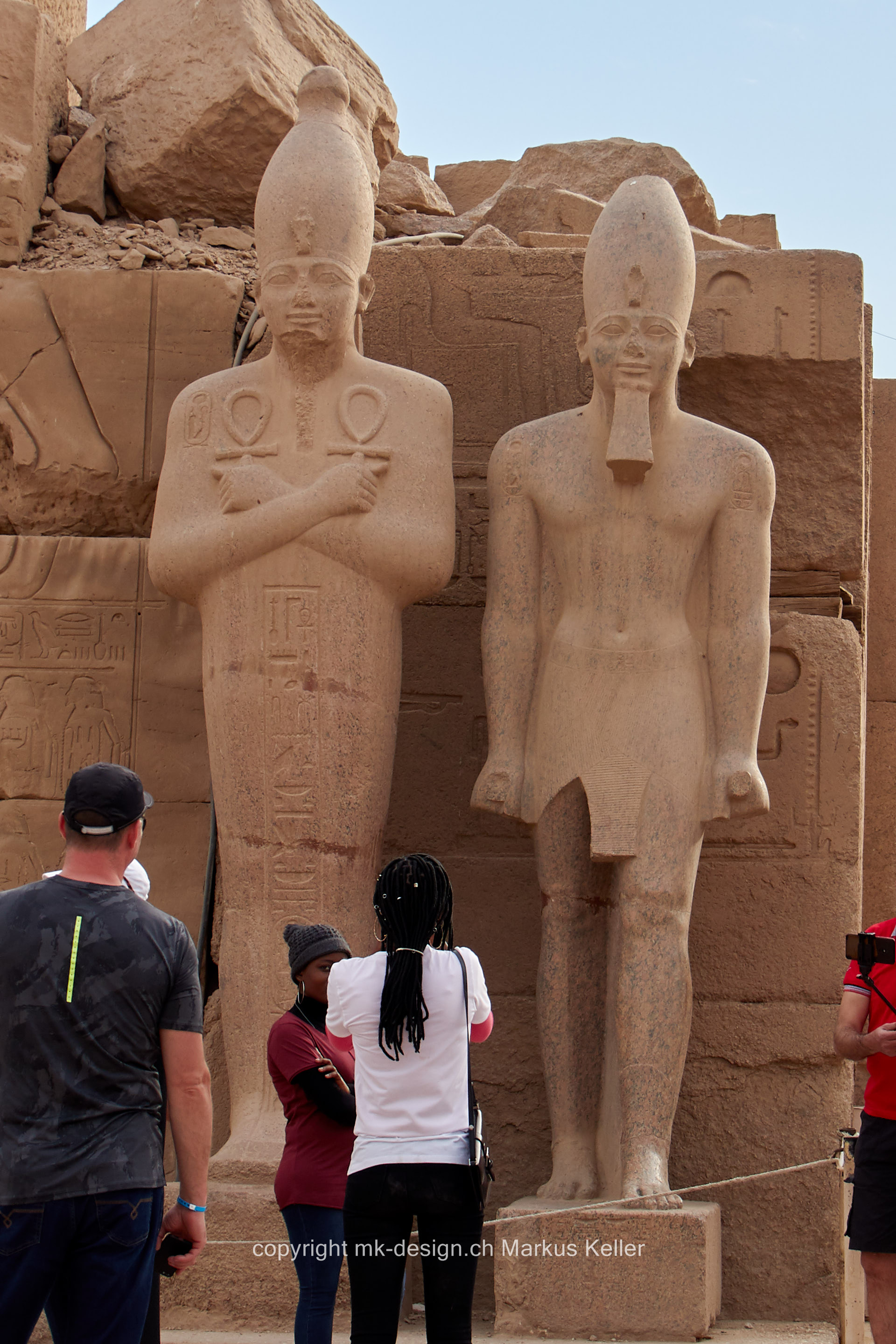 Bauwerk   Tempel   Karnak   Statue/Skulptur   